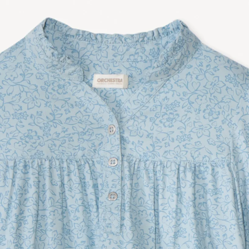 Bloes met lange mouwen en bloemenprint meisjes