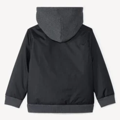 Blouson aviator in gewatteerde stof met kap jongens