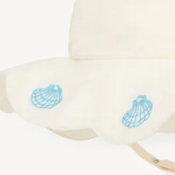 Bob met schelpbroderie voor babymeisjes