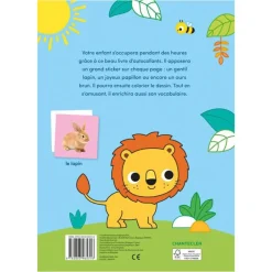 Boek FR Collages et coloriages Les gentils animaux 3/5J
