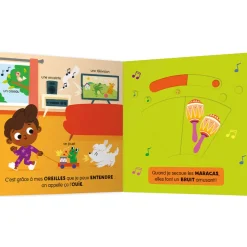 Boek FR Mijn eerste leerlessen "Les 5 sens" 1jaar+