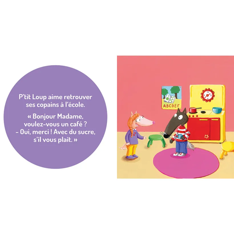 Boek FR P'tit Loup aime l'école 1jaar+