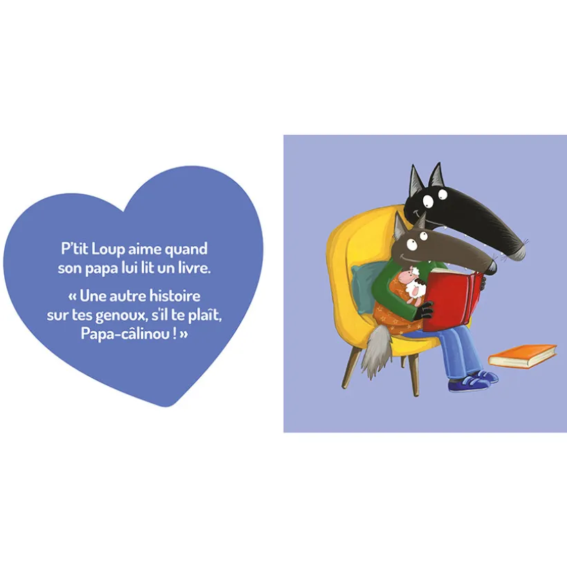Boek FR P'tit Loup aime son Papa 1jaar+