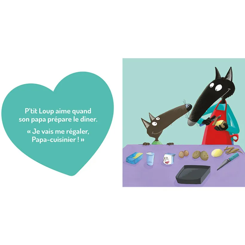 Boek FR P'tit Loup aime son Papa 1jaar+