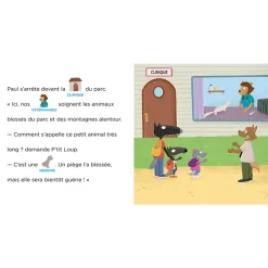 Boek FR P'tit Loup au parc animalier 3jaar+