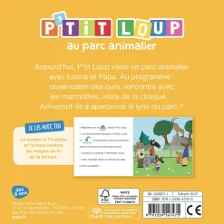 Boek FR P'tit Loup au parc animalier 3jaar+