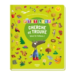 Boek FR "P'tit Loup cherche et trouve Vive la nature" 2jaar+