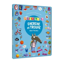 Boek FR P'tit Loup "Cherche et trouve Vive l'école ! 3jaar+