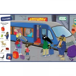 Boek FR P'tit Loup "Cherche et trouve Vive les vacances"2jaar+