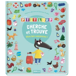 Boek FR P'tit Loup "Cherche et trouve Vive les vacances"2jaar+