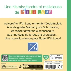 Boek FR P'tit Loup fait attention dans la rue 2jaar+