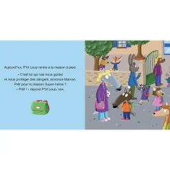 Boek FR P'tit Loup fait attention dans la rue 2jaar+
