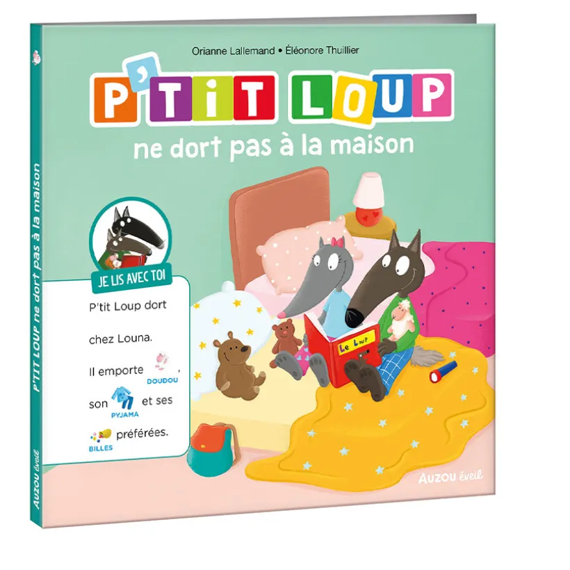Boek FR P'tit Loup ne dors pas à la maison 3jaar+