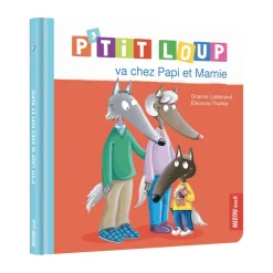Boek FR P'tit Loup va chez Papi et Mamie 2jaar+