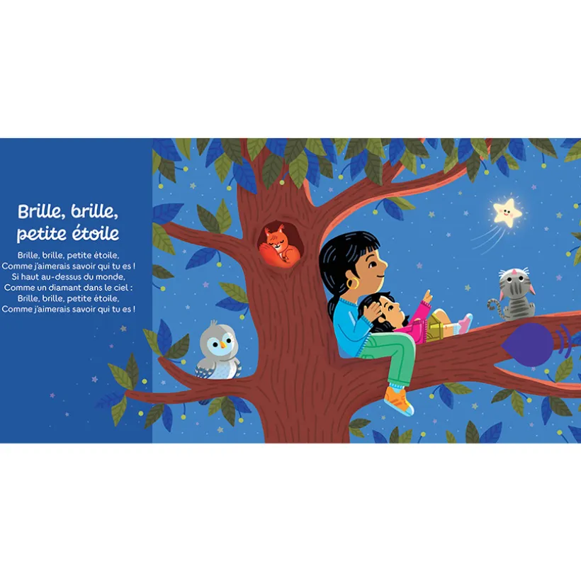 Boek FR soundboek "Mes comptines pour faire dodo" 1jaar+