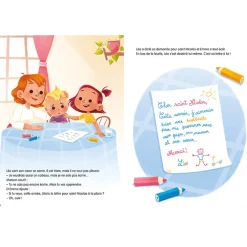 Boek FR voor kinderen "Léo et Emma attendent Saint-Nicolas" 4ans+