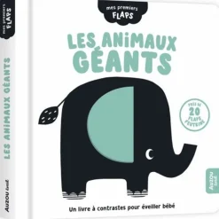 Boekje FR ' Les animaux géants' - Vanaf 2 maanden -