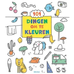 Boek NL - 101 dingen om te kleuren 4jaar+