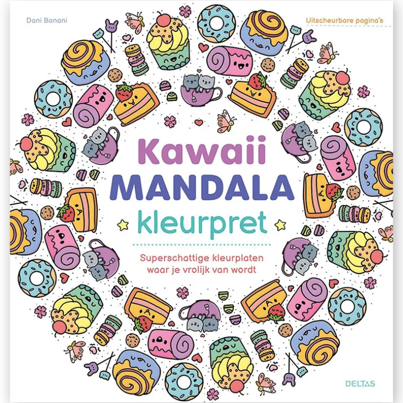 Boek NL Kawaii mandala kleurpret