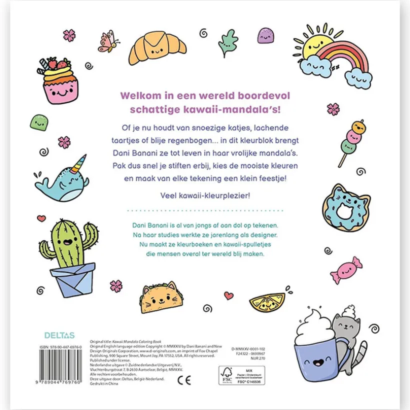 Boek NL Kawaii mandala kleurpret