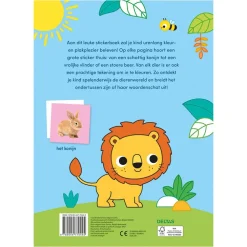 Boek NL Kleur- en stickerboek Lieve Dieren 3/5J
