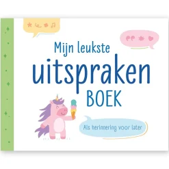 Boek NL Mijn leukste uitspraken boek Eenhorn