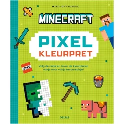 Boek NL Minecraft Pixel Kleurpret