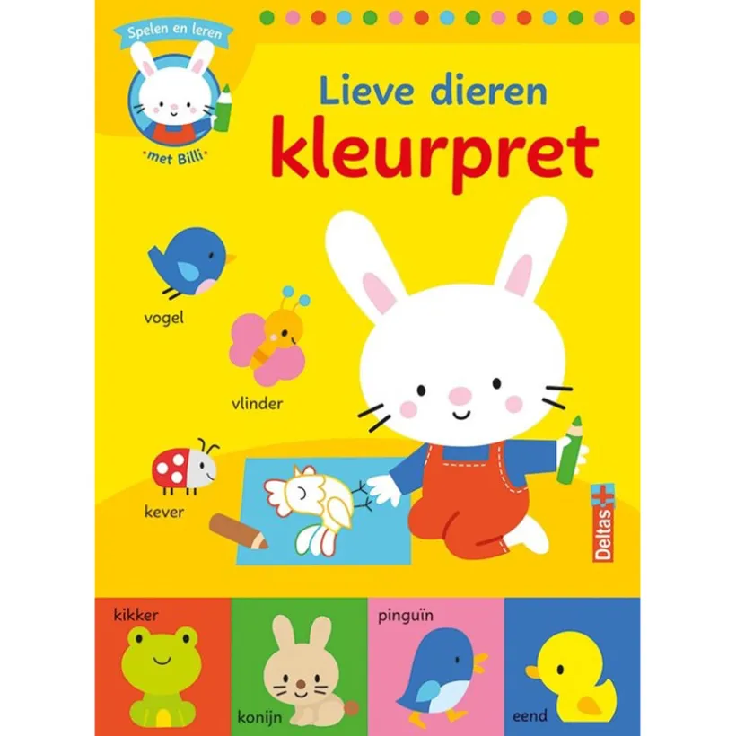 Boek NL - Spelen & Leren met Billi - Lieve dieren 2jaar+