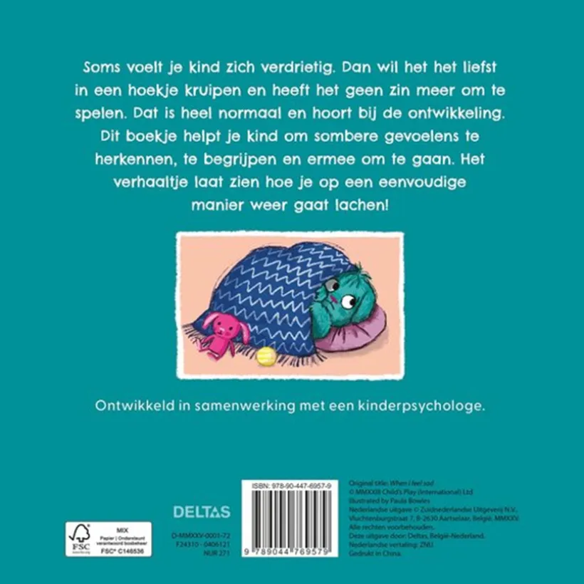 Boek - Soms voel ik mij verdrietig - 3jaar+
