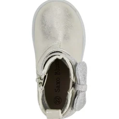 Booties in zilver met fantasieknoop meisjes