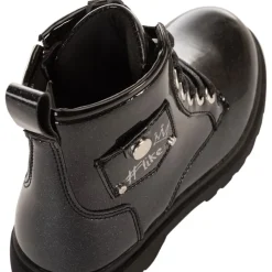 Booties met glanzende pailletten en patch meisjes
