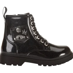 Booties met glanzende pailletten en patch meisjes