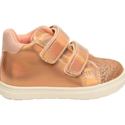 Booties met iriserende pailletten en dubbele velcro meisjes