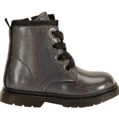 Booties met iriserende veters en rits meisjes