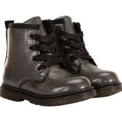 Booties met iriserende veters en rits meisjes