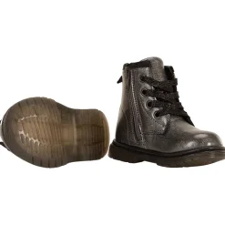 Booties met iriserende veters en rits meisjes