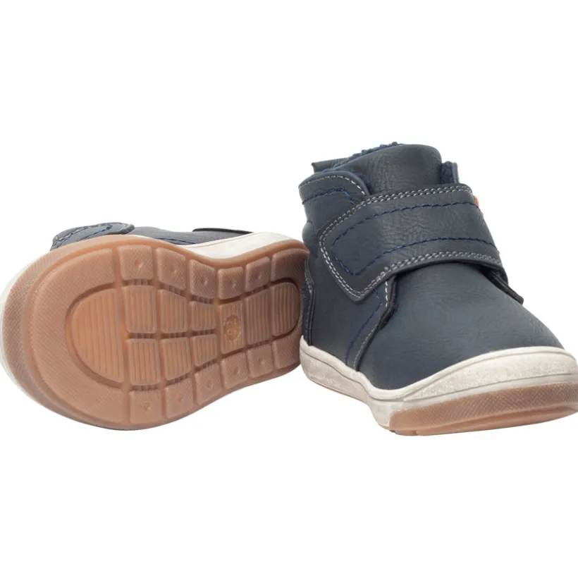 Booties met klittenbandsluiting en warme voering jongens