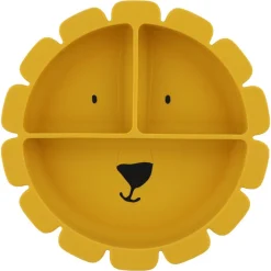 Bord in siliconen met zuignap en vakjes - Mr Leeuw