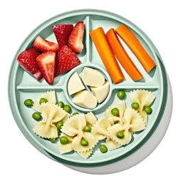 Bord met zuignap en Compartimenten Stick & Stay Dusk