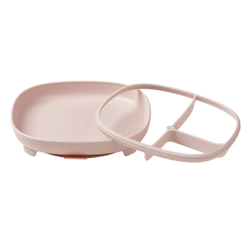 Bord met zuignap 2-in-1 Blush