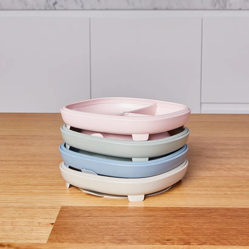 Bord met zuignap 2-in-1 Blush