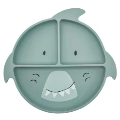 Bord met zuignap & vakjes siliconen Mr Shark