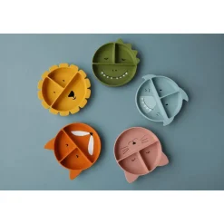 Bord met zuignap & vakjes siliconen Mr Shark