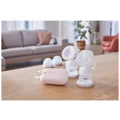 Borstkolf electrisch Dubbel SCF397/31 - Roze