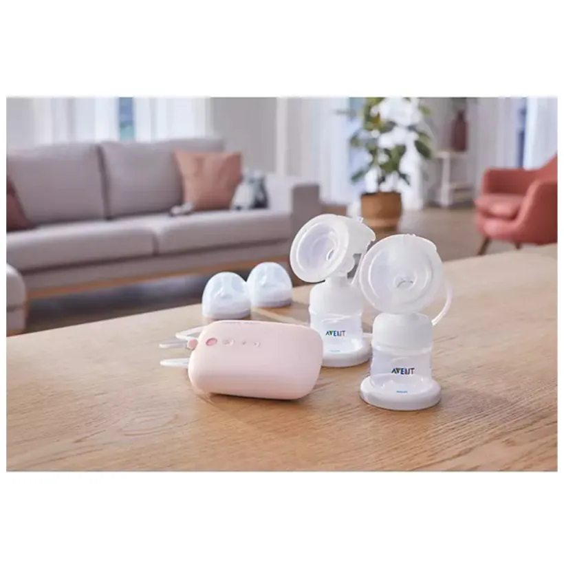 Borstkolf electrisch Dubbel SCF397/31 - Roze