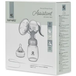 Borstkolf Handmatige met fles 180 ml Wit