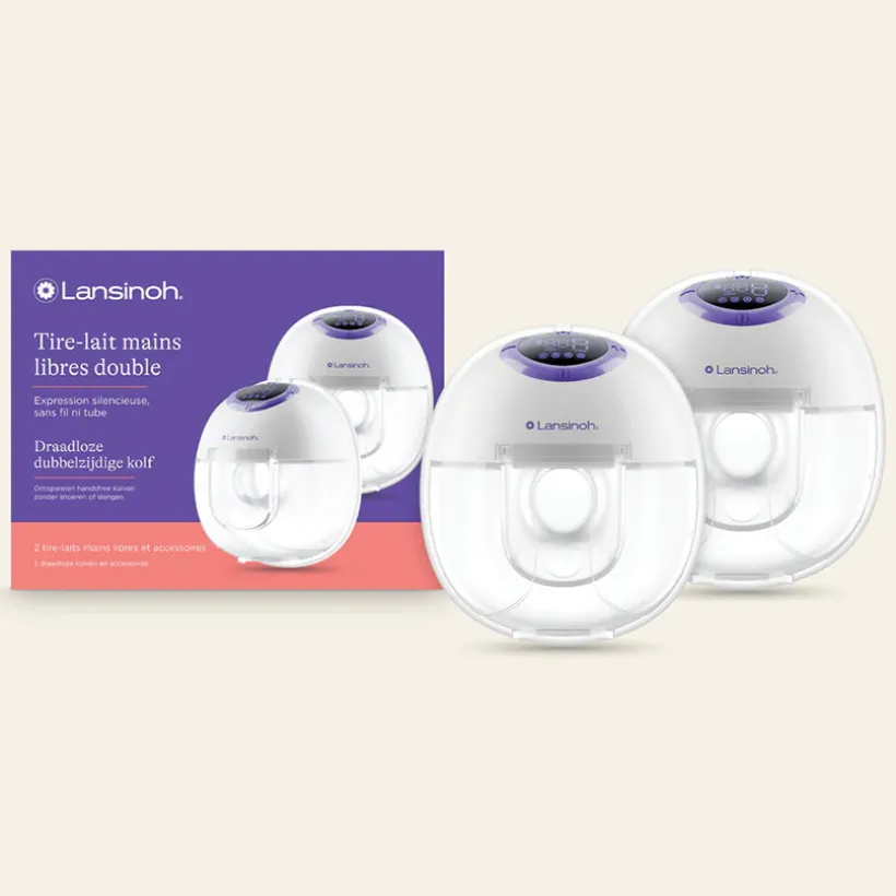 Borstkolf handsfree dubbel Wit