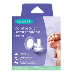Borstschild Comfort Fit 21mm - 2 stuks
