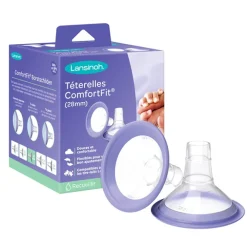 Borstschild Comfort Fit 28mm - 2 stuks