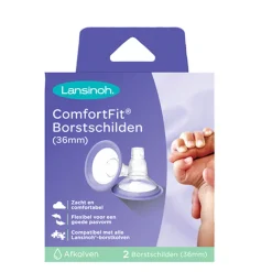 Borstschild Comfort Fit 36mm - 2 stuks